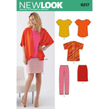 Simplicity Creative Patterns New Look 6217 Misses Separates, A (10121416182022)
