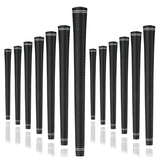 Karma Revolution Golf Grip Set, 13 Black Standard Size No Alignment Necessary Easy Installation All-Weather Performance and Comf