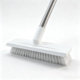 iYunYoug Floor Scrub Brush with Long Handle, for Deep Cleaning