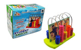 BKDT Marketing Educational Abacus 5 Rods for Kids Early Math Skills for to Learn to Count, Add & Subtract with Colourful Beads