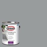 Glidden GrabNGo Porch and Floor Interior/Exterior Paint, 1 Gallon, Satin, Light Gray, 128 Fl Oz (Pack of 1)
