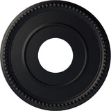 Ekena Millwork CM12BRSGS 12 1/2OD X 3 7/8ID X 3/4P Bradford Ceiling Medallion Fits Canopies Up to 6 5/8, Steel Gray