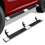 TNMT 6.5 Running Boards for Ford F150 2015-2024 Crew Cab, Side Steps for Truck, Mirror Stainless Steel Nerf Bars, Ridge Pattern
