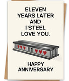 LiuuLi Anniversary Card to Husband,Anniversary Wedding Gifts for Men Him, Aday Card for Husband Boyfriend Fiance