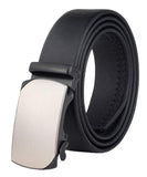 Zacharias MenS Faux Leather Belt With Autolock Buckle Tai04 (Black, Xxl) (Pack Of 1)
