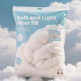 250g/8.8oz Polyfill Stuffing for Stuffed Animals,Toys, Cloud Decorations, and More Crafts - Hypoallergenic Soft Pillow Filling S