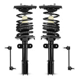 16 Wheels Rear Struts Shocks Absorber w/Coil Spring & Sway Bar Links for 2000-2007 Monte Carlo / 2000-2013 Chevy Impala / 2005-2