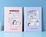 Accuprints Pack Of 2 Ruled 96 Pages Notebook Soft Bound Diary | 48 Leaf | Size 9.75 X 7 Inch | Single Line Ruled Notebook For Sc
