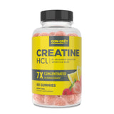 CONCRT Creatine Gummies Concentrated Creatine HCl 30 Servings Supports Muscle Strength, Focus and Mood, Heart Health, Imm