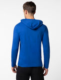 Fyltr Men'S Casual Hoodie T-Shirt - Contrast Drawstring | Metal Button Accents | Casual Winterwear For Men,Cosmic Cobalt,Cosmic Cobalt,L