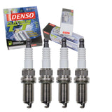4 pc DENSO Platinum TT Spark Plugs compatible with Toyota RAV4 2.5L L4 2009-2017