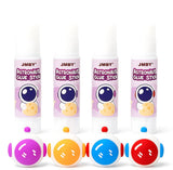Space Themed Astronaut Helmet Cap Glue Stick Pack Of 4 Colours, NonToxic Adhesive For Kids Crafts, Office & Diy Arts Statione