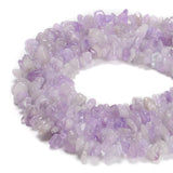 PLTbeads Gemstone Chips Natural Purple Jade Crystal 3-5mm Healing Crystals Waist Bracelets Necklace Kit Irregular Stone DIY Craf