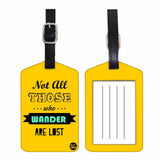 Nutcase Designer Luggage Travel Baggage Tags Single Tag With Name Card Inside Wanderlust