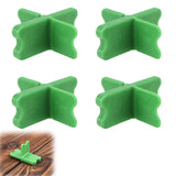 4pcs Deck Board Spacers, 1/16, 1/8, 3/16, 1/4 Inch Thicknesses Deck Spacer Tool Durable ABS Composite Decking Board Spacing Clam