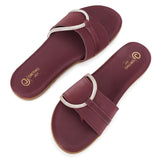 Ortho Joy Doctor Footwear For Women|| Fancy Footwear & Sandal For Women || Orthopedic Women'S Fancy Slipper For Women,Maroon,6,B0D872CL66