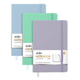 ViVin Lined Journal Notebooks for Work,192 Pages,5.5 x 8.3 inch,College Ruled,A5 Hardcover Journaling Notebooks for Work,3 Pack(
