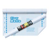 Chell Matte Clear Contact Paper Roll for Books, Crafts and Countertops, Self Adhesive Book Cover, 17.5 in x 10 ft