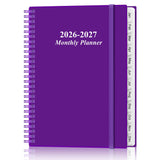 2026-2027 Monthly Planner - 20 Monthly Calendar, November 2025 - June 2027, Two Pages Per Month, 9 x11 Planner with Tabs, Strong