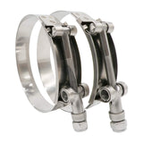ROADFORMER 148mm - 155mm T-Bolt Hose OD Clamp - Working Range 5.81 - 6.12 for 6 inch Hose OD, Stainless Steel Bolt, SS Band Floa