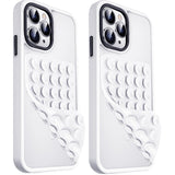 JingJinYY 2 Pack Double Sided Silicone Suction Cup Phone Case Mount, Hands-Free Strong Grip Silicon Phone Holder for Selfies and