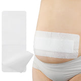 10 Pcs Breathable Abdominal Incision Island Dressing | 4x8 Inch Long Post Surgery Bordered Gauze Bandage + Absorbent Dressing Pa