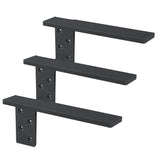Free Hanging Side Wall Floating Shelf Bracket 3 Pack 14 Inch Heavy Duty Countertop Support Bracket for Breakfast Bars Cabinet Gr