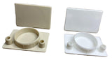 Hinge Hole Cover Plug Plastic for Concealing Hinge Cups and Screw Dowel Holes/Fits Most Common Hinge Size/Choose from Maple or S