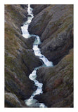 Split Creek Cascading Down Brabazon Range Above The Alsek River, Tongass National Forest, Yakutat, Alaska-Paper Art-18,,X26,,