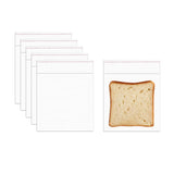 CinnanniC Clear Self Sealing Cellophane Bags 6x6 200Pcs Square Self Stick Cello Bags Adhesive OPP Poly Pouch Baggies for Baker