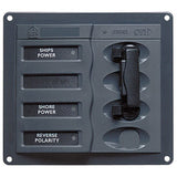 BEP 900-ACCH-110V Double Pole Change Over Panel AC Circuit Breaker Panel without Meters
