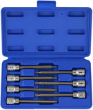 NEIKO 10080A 3/8 Drive Extra Long Torx Star Bit Socket Set 7 Piece T10 to T40 43/8 Length