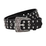 GzrcYddk Studded Belt, Y2K Belt, Punk Style Adjustable Waist Belt, Trendy Y2K Accessories, Vintage Punk Waist Belt, Stylish Uni