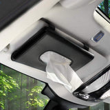 Tissue Box Holder for Car, Car Tissues Holder, Car Napkin Case, Hanging Paper Towel Clip, PU Leather Tissue Box, Paper Carton, M