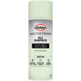 Glidden Master Finish 12 oz. Satin Pale Moss Green Interior/Exterior All Surface Spray Paint and Primer