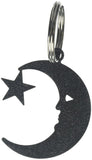 3.5 Inch Moon and Star Key Chain