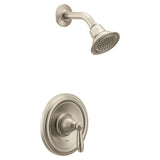 Moen Brantford Brushed Nickel PosiTemp Pressure Balancing EcoPerformance Shower Valve Trim Kit Valve Required, T2152EPBN