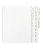 Avery Collated Legal Dividers Allstate Style, Letter Size, EXHIBIT AZ Tab Set ( 82105)