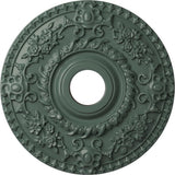 Ekena Millwork CM18ROCBF Rose Ceiling Medallion, Cloud Burst