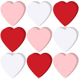 Kisston 360 Pcs Heart Cutouts Paper 3.9 Inch Valentine Cut Outs Bulletin Board Decorations Pink Red Heart Shaped Die Cuts for DI