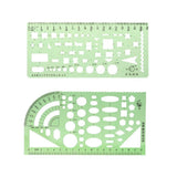 Enakshi MultiFunctional Poly Drafting Drawing Tools Ruler Geometric Template|Crafts | Art Supplies | Drawing & Lettering Suppli