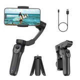 COMITOK L7C Pro, Gimbal stabilizer for iPhone, Phone Stabilizer for Video Recording with Face/Object Tracking, 3-Axis Gimbal for