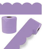 Carson Dellosa 65 Feet of Lilac Purple Bulletin Board Border, Scalloped Border Trim, Spring Bulletin Board Decorations, Purple R