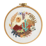Ecomistiq Diy Embroidery For Beginner Needlework Kit Stitch Arts Crafts Decor | Other Hand Embroidery Kits | Hand Embroidery Kit