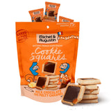 Michel et Augustin Cookies, Individually Wrapped Snacks, Gourmet Milk Chocolate & Caramel Shortbread, 15 French Butter Cookies