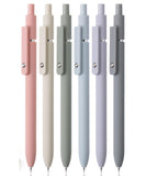 Mr. Pen Retractable Fine Point Gel Pens, 6 Pack, Morandi Barrels, Fast Dry Ink, Cute Aesthetic Pens for Journaling