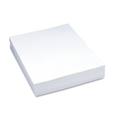Pacon 2403 Composition Paper, 3/8Inch Ruling, 16 lbs., 81/2 x 11, White, 500 Sheets/Pack