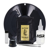 ASR Outdoor Gold Panning Kit with Paydirt Beginner Prospecting Equipment 6pc, Black