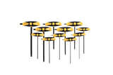 Wiha 33494 11-Piece Soft Grip T-Handles Ball Hex Inch Dual Drive