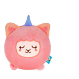 Vea Kids Pillow With Eye Mask Cute Cat Design, Soft Plush Travel Pillow For Kids, Portable Sleeping Pillow With Elastic Strap